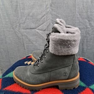 Timberland Courmayeur Valley Gray Nunbuck Boots A255A Women’s Sz 11